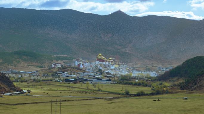 松赞林寺和玉龙雪山延时