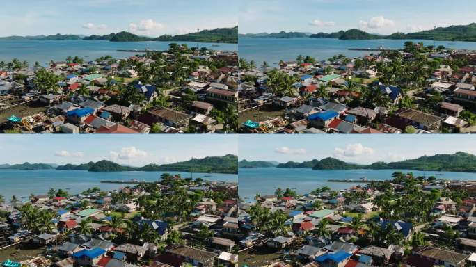 菲律宾棉兰老岛的渔村。
