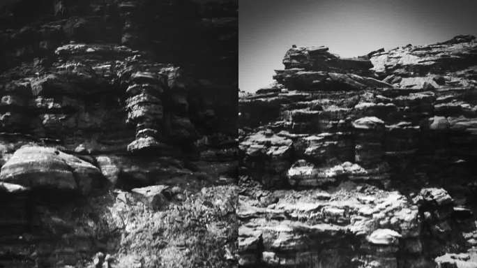 月球的岩石表面。空间探索与科学进步垂直视频
