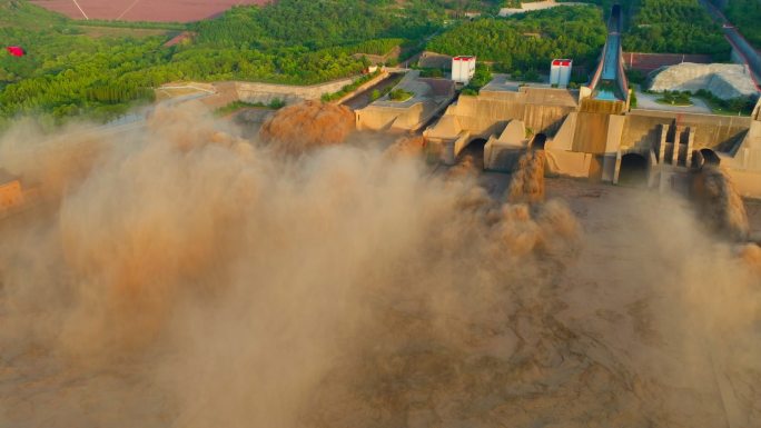 黄河小浪底水库调水调沙
