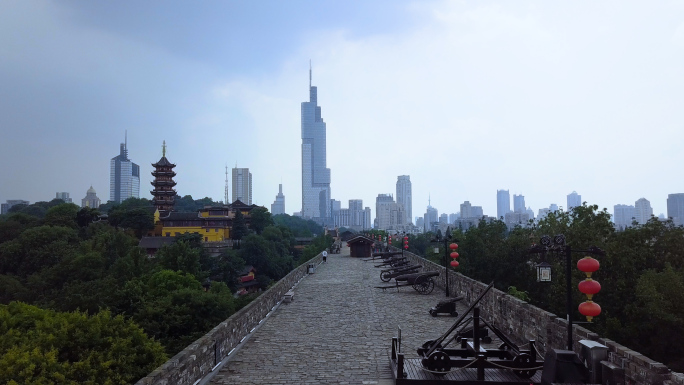 南京城墙航拍
