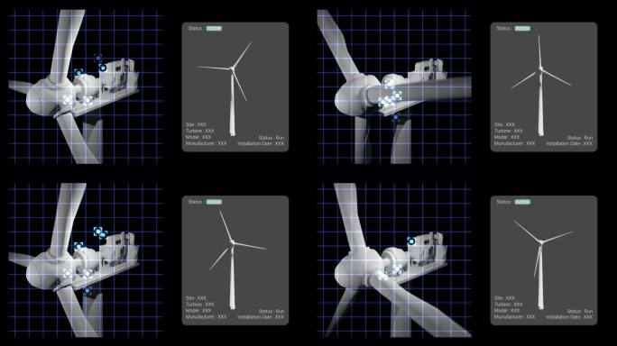 风力发电机性能仪表盘