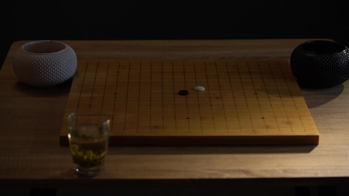 时光流转下的围棋场景