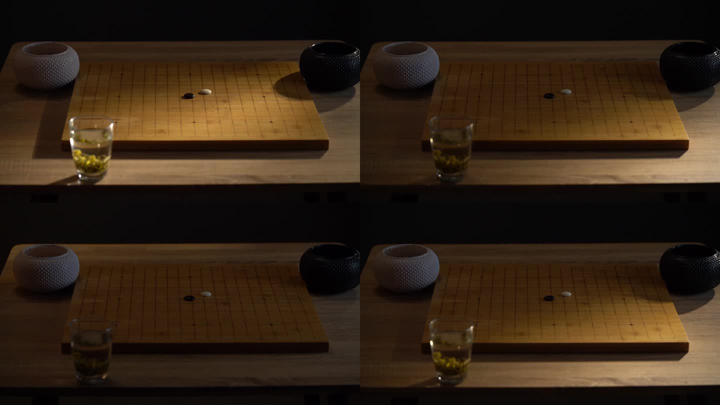 时光流转下的围棋场景