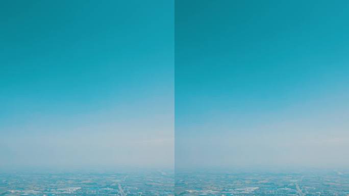 航拍4K高空飞机视角看城市扬州江都区
