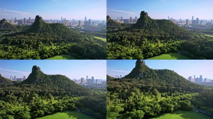 航拍广西柳州城市风光宣传片