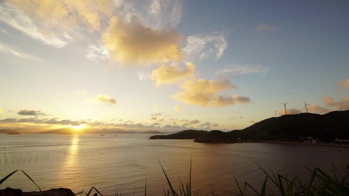 海边日落 海边航拍 海边日出 海边延时