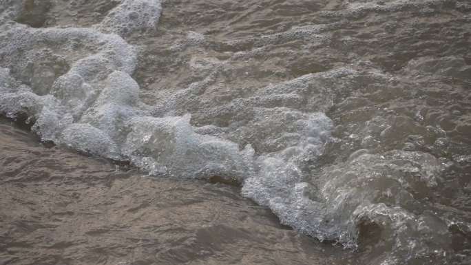 山洪洪水泄洪水土流失 洪水泛滥 洪