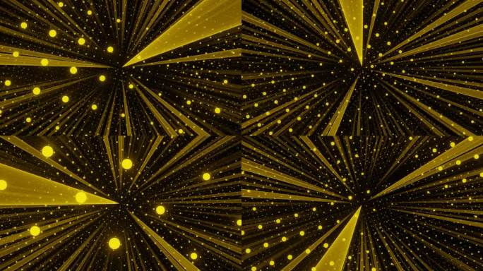 抽象的科幻粒子网格3D循环动画背景创造了一种未来科技和神秘感