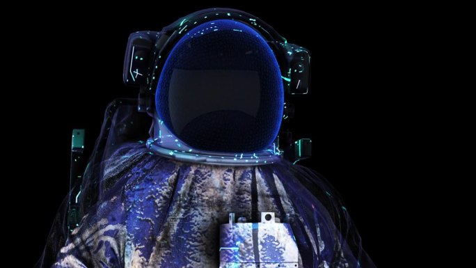 一个创新的宇航员的恒星之旅，穿上尖端的太空服装，冒险进入浩瀚的宇宙。令人惊叹的高保真视觉效果。
