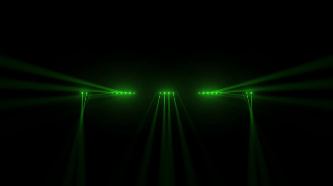 6K绿色交叉明暗射灯舞台摇摆灯光中间