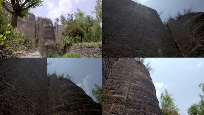 古代城墙遗址古文明村落