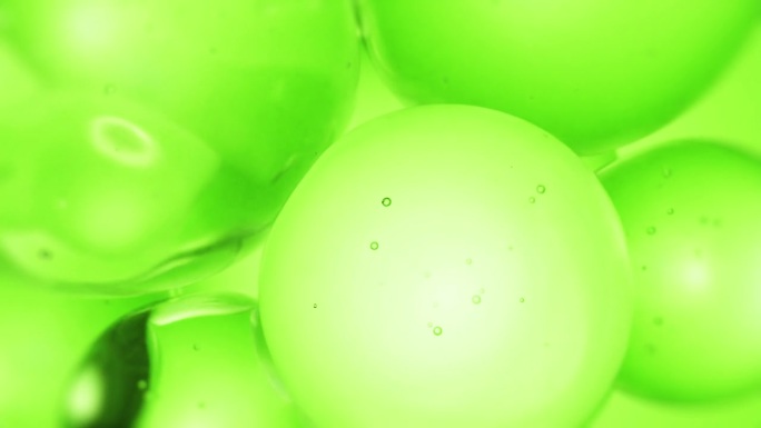 泡泡绿抽象背景