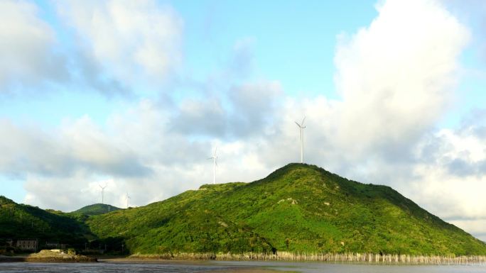 风机风电风力水电海上新能源 风能延时