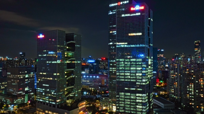 深圳南山软件园城市夜景