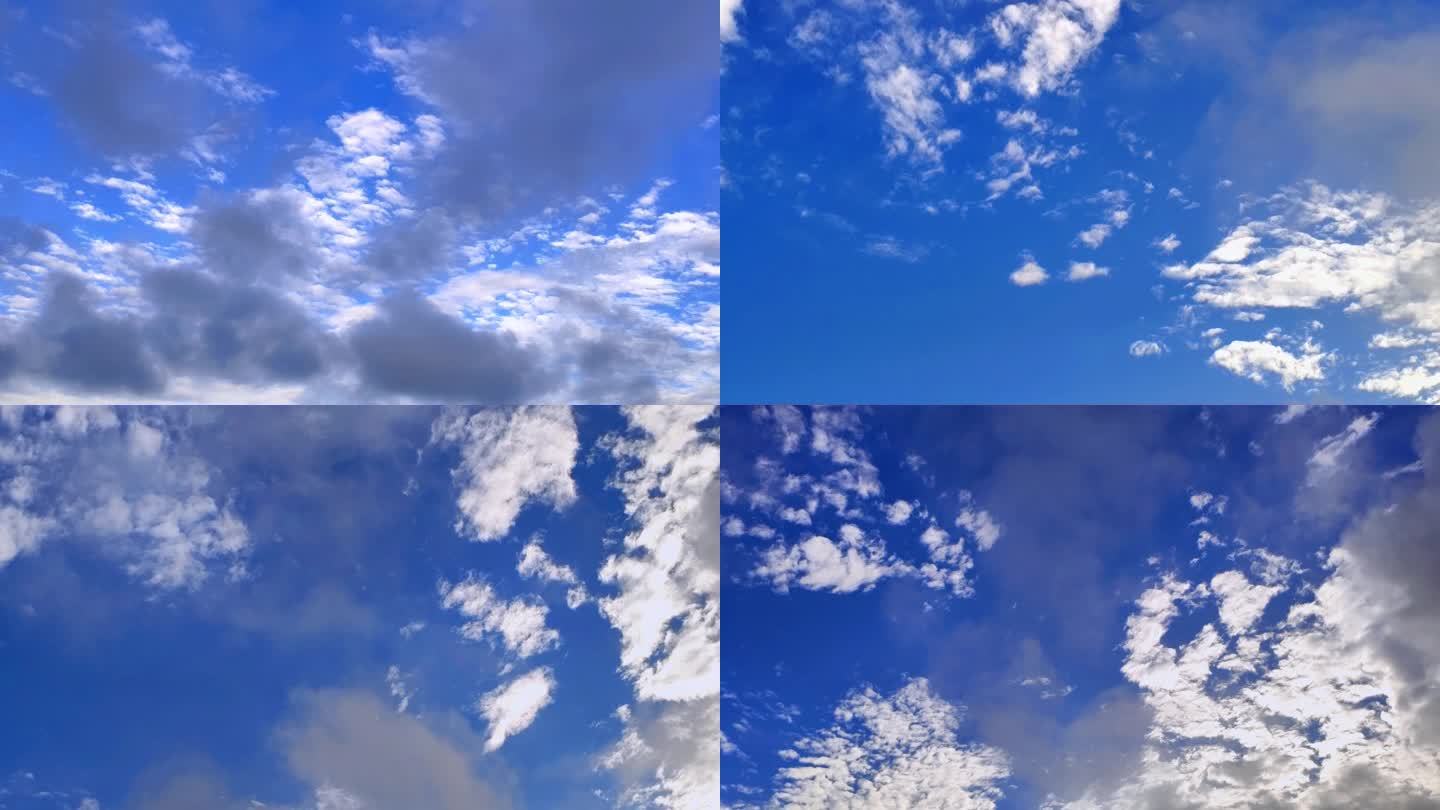 窗外清晨的云是那摩的白那摩的蓝