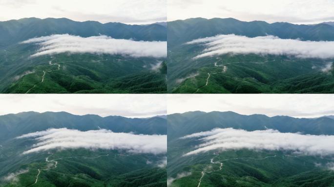 唯美自然风景大山云雾山岚延时视频素材