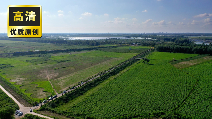 航拍台安城市展示 鞍山台安县风景