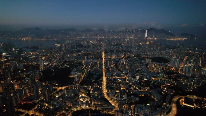 【正版素材】香港航拍大气镜头