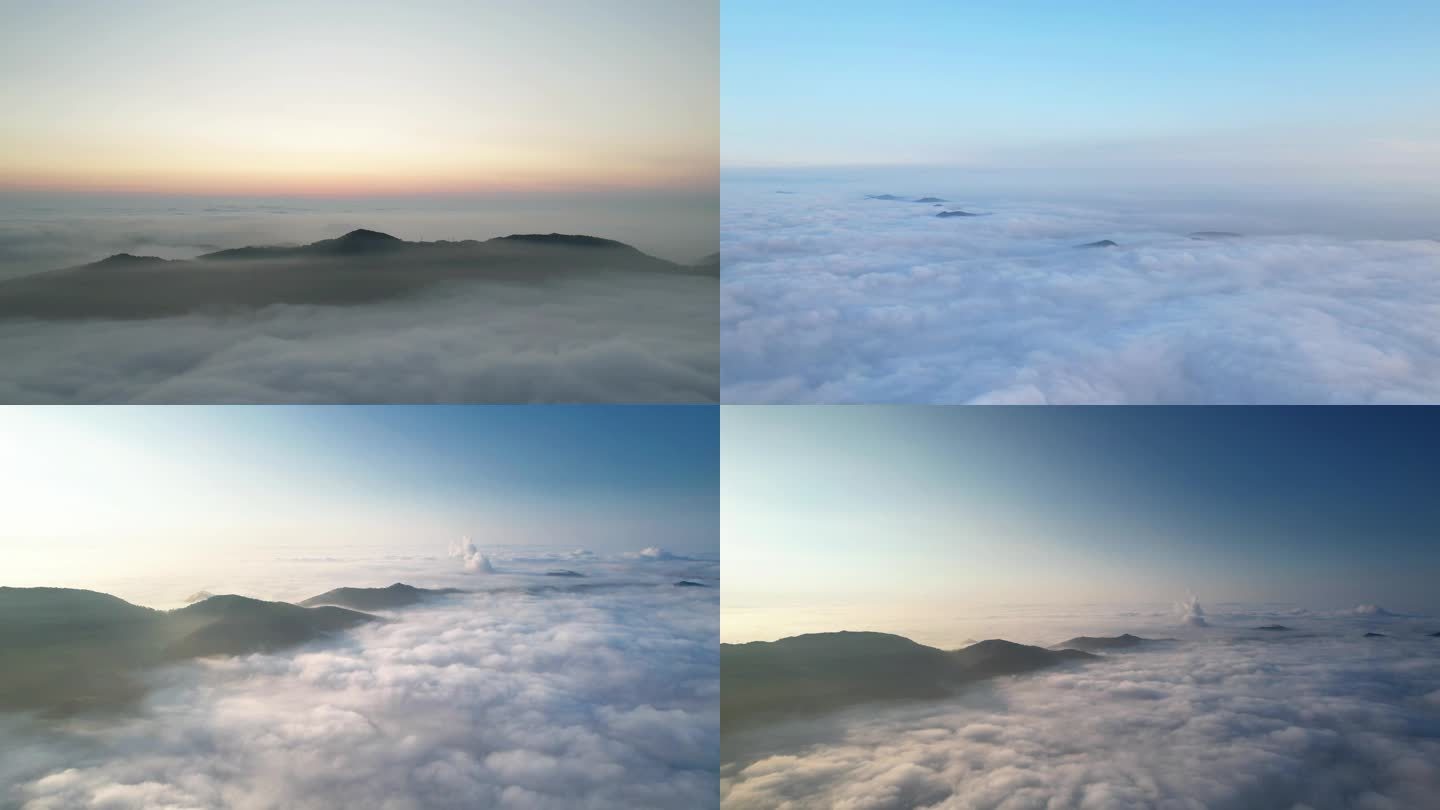 日出云海平流雾浪漫天空空境宣传片