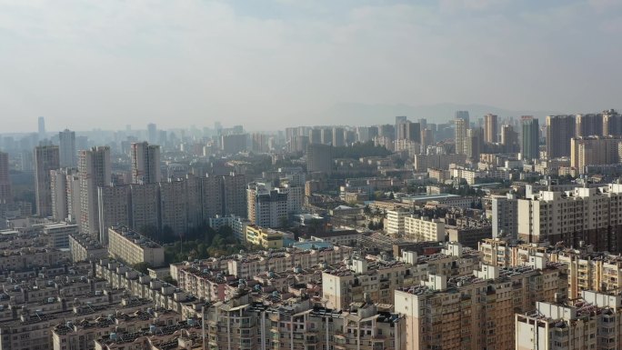 城市航拍大景