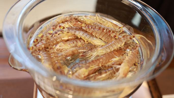 清蒸基围虾烹饪