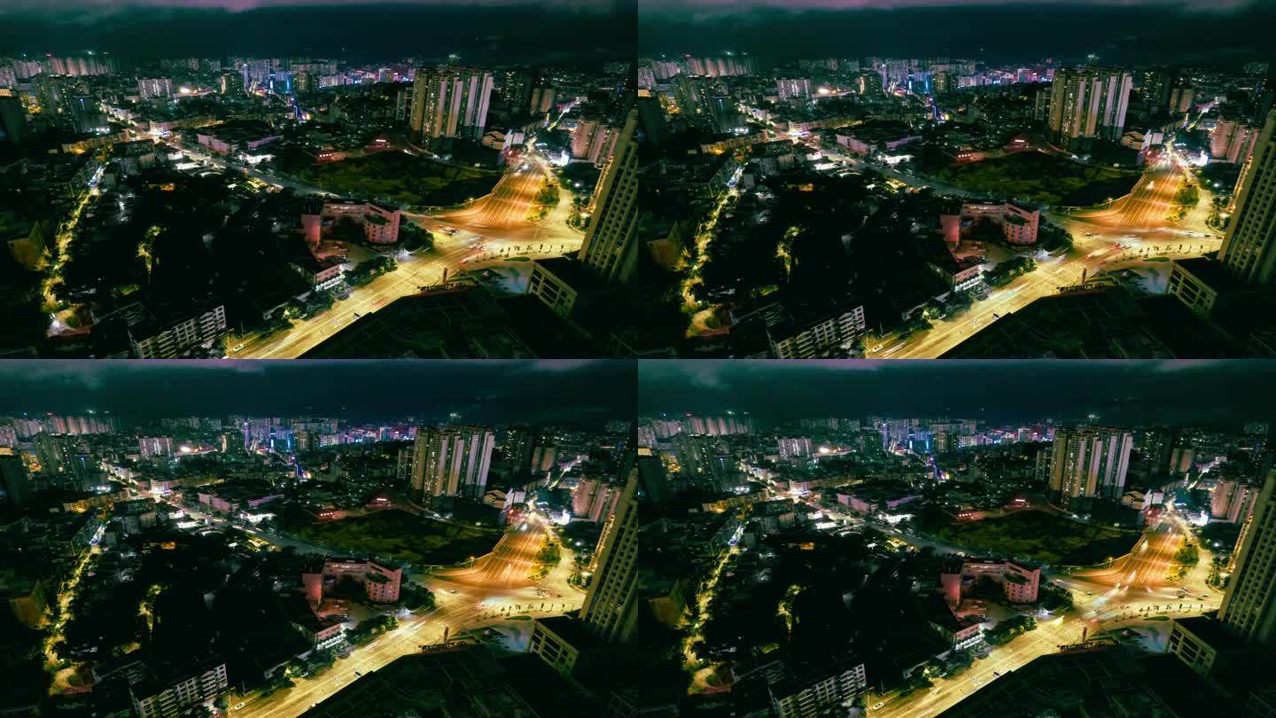 城市之光：夜晚车流的延时摄影