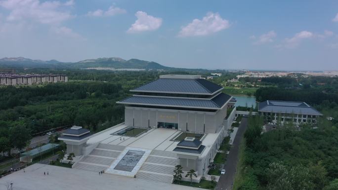 航拍青州博物馆