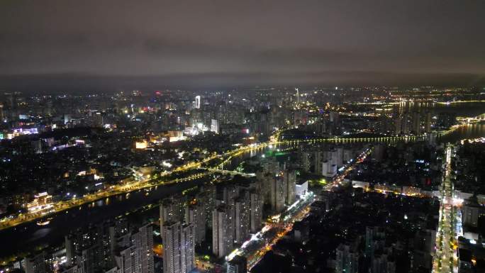 海南海口夜景风光