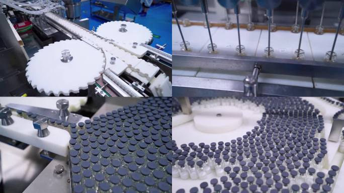 冻干粉工厂生产视频素材
