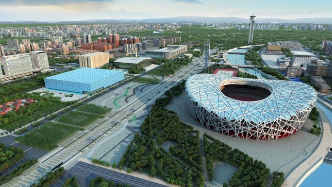 鸟巢水立方国家体育馆北京奥体中心