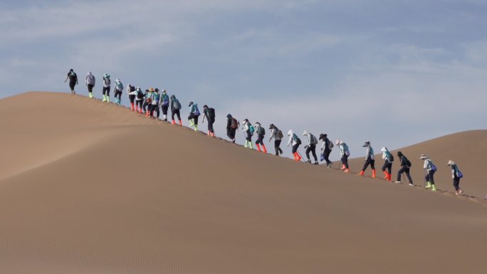 敦煌沙滩沙漠戈壁徒步挑战赛