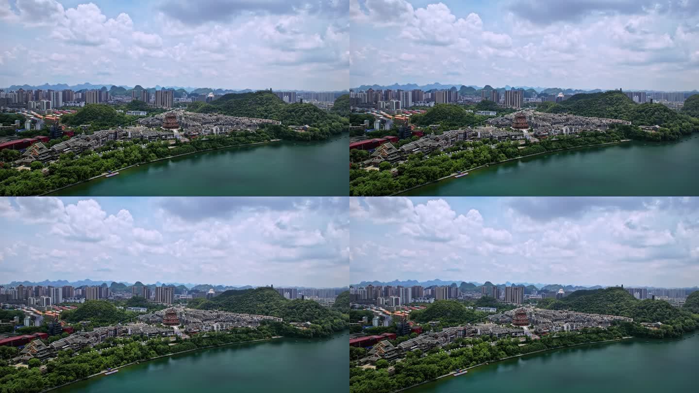 航拍广西柳州城市风光宣传片