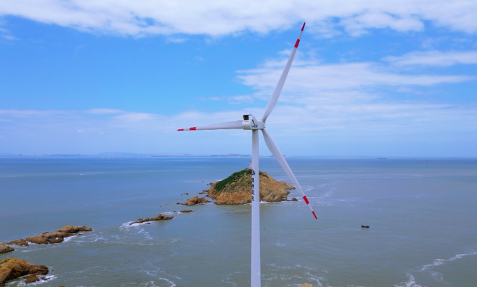 风车 海上风电场 新能源 风力发电