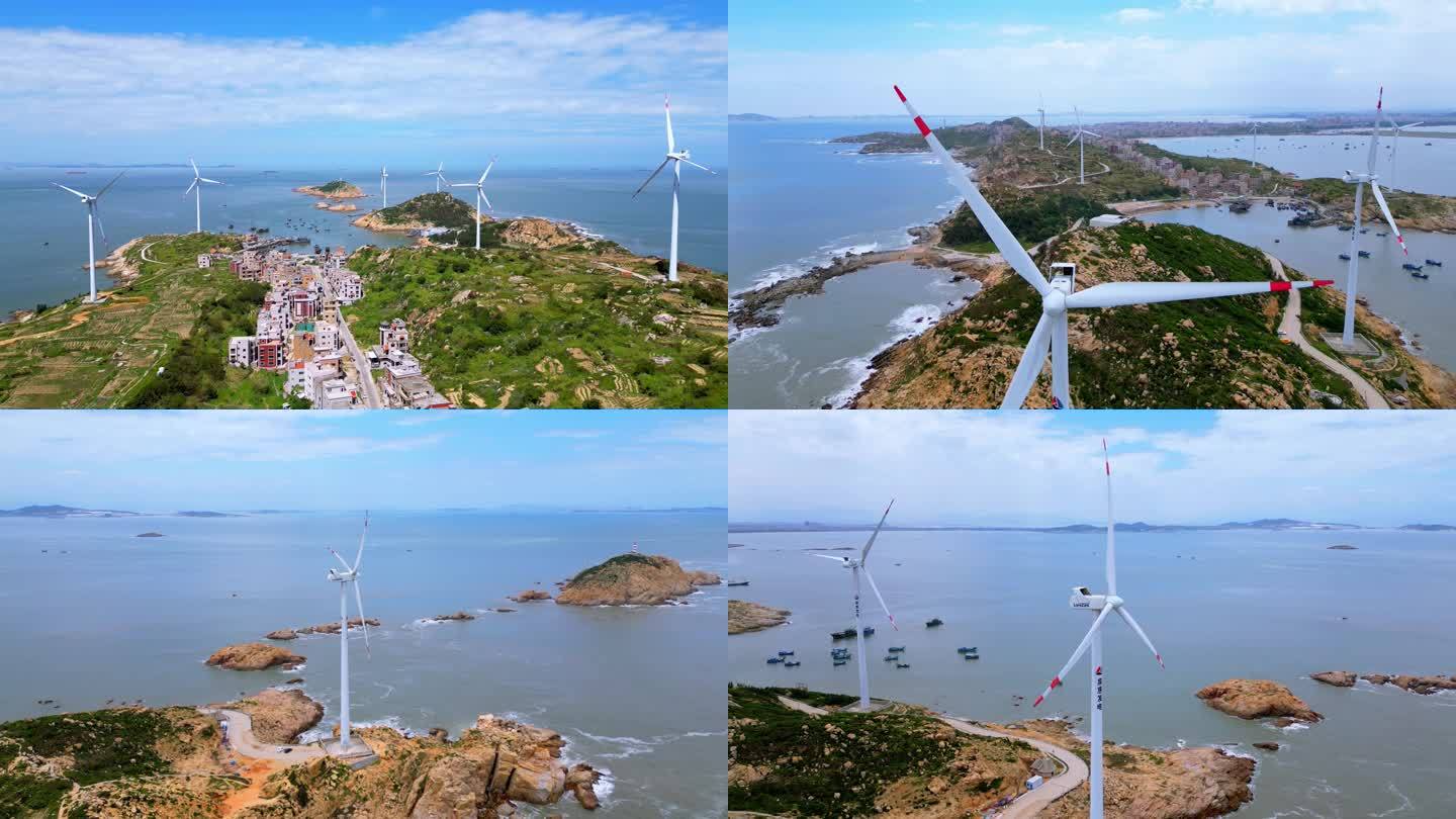 风车 海上风电场 新能源 风力发电