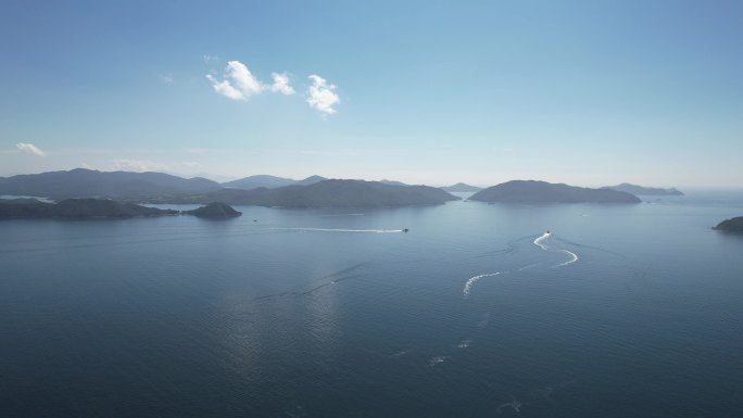 【正版素材】香港西贡半岛大全景