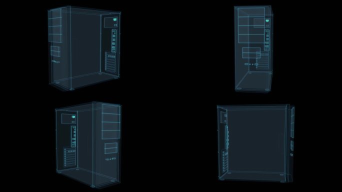 电脑机箱 组装机高配数码3C电子产品金属