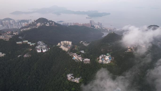 【正版素材】香港太平山云海