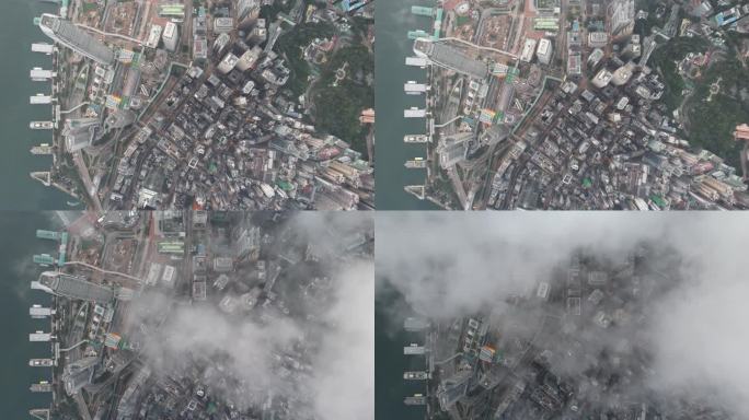 【正版素材】香港航拍大气镜头