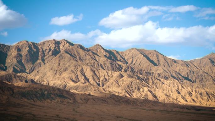 肃北祁连山山峰戈壁延时