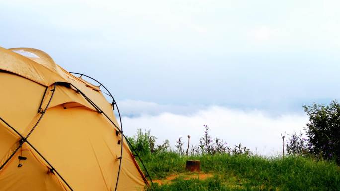 4K广州从化大岭头云海延时摄影