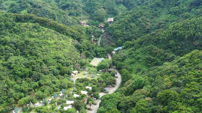 广州从化外婆家生态旅游度假区航拍