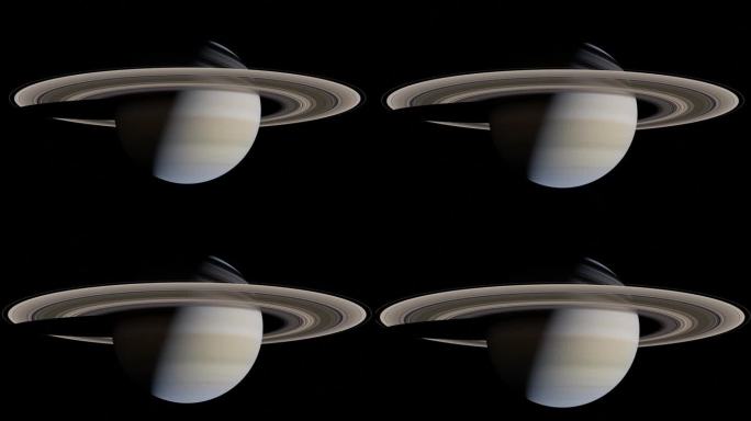 土星太空宇宙土星动画视频素材