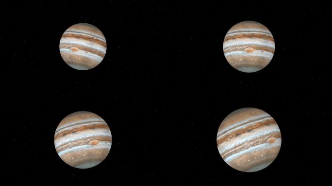 木星3D动画，高质量渲染，60帧/秒。