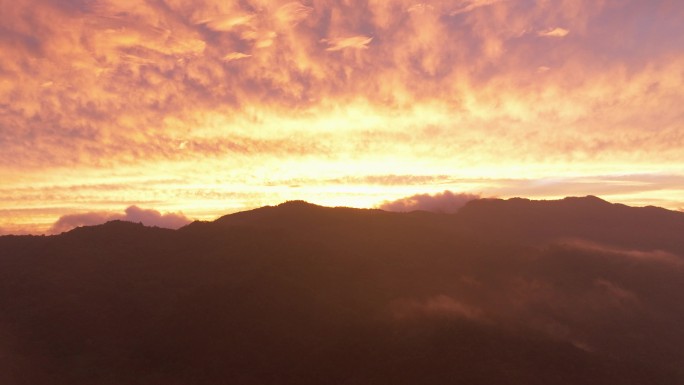 大气开场  大好河山 夕阳 日出  高山