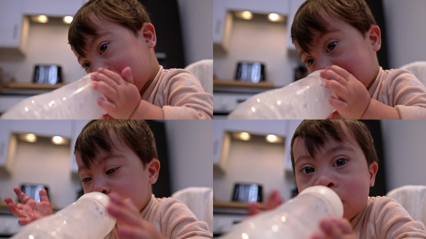 奶瓶喂奶婴儿喝奶哺乳喂食