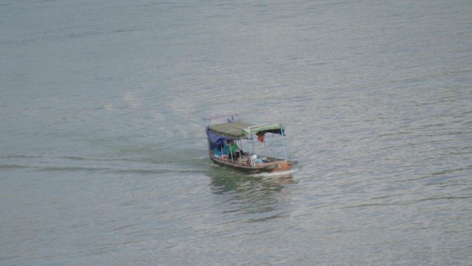 海江河小渔船