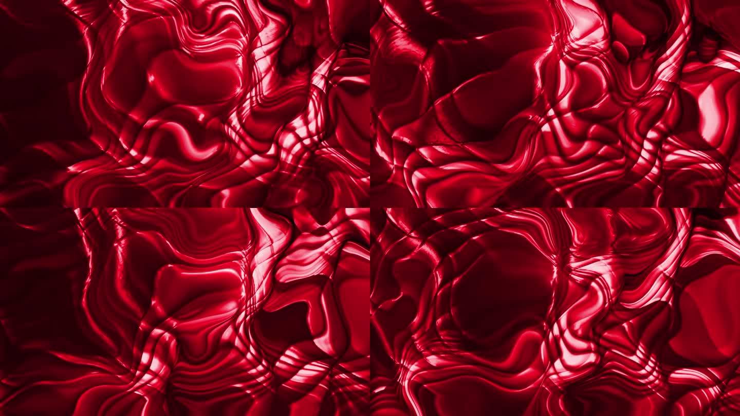 抽象红色艺术纹理肌理线条光影性感迷幻