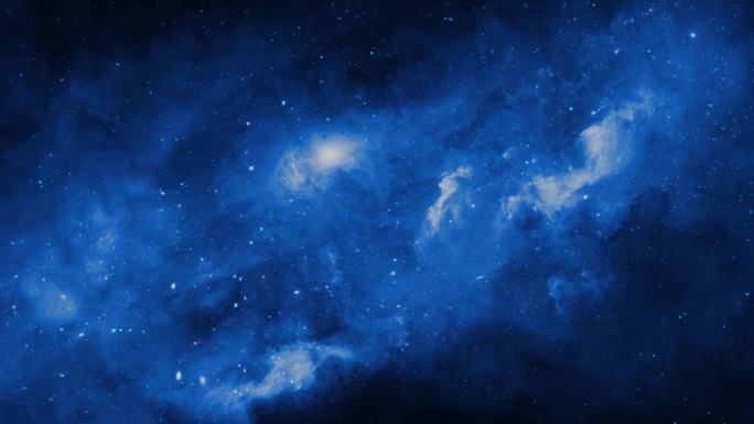 4K 3D空间飞行与恒星场，星系和星云快速旅行。