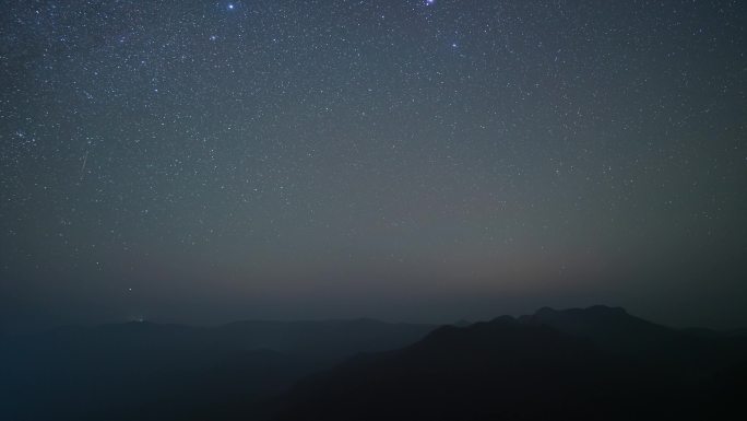 4K流星雨星空延时【可商用】